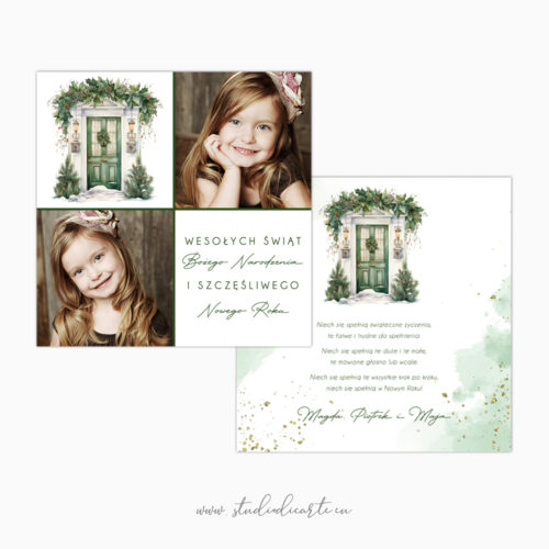 Kartki Świąteczne ze zdjęciami i personalizowanymi życzeniami świątecznymi