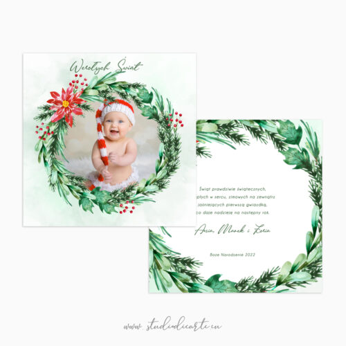 personalizowane kartki świąteczne ze zdjęciem